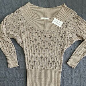 GUESS Gold Nomad Knit Sweater